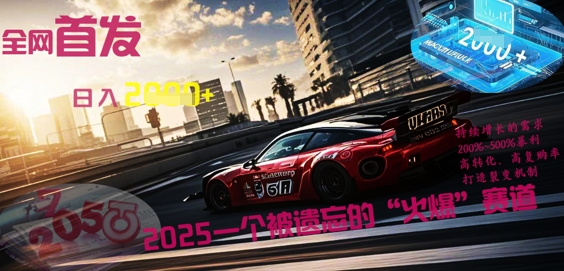 全网首发：2025一个被遗忘的“火爆”赛道轻松日入多张-84w24