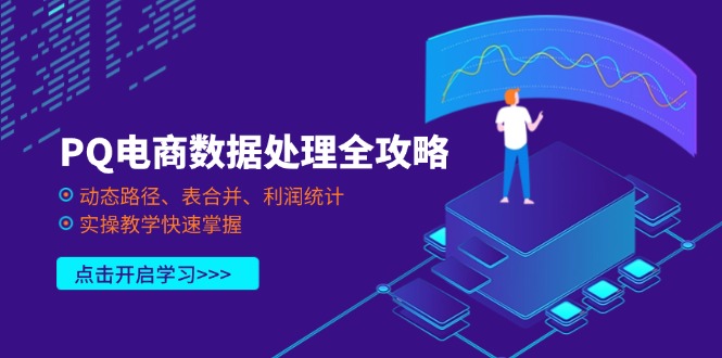 （14240期）PQ电商数据处理全攻略，动态路径、表合并、利润统计，实操教学快速掌握-84w24