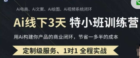 AI实操培训第20-21期线下，0基础保姆级教程，3月最新整理，企业获客、降本增效、打造超级个体-84w24